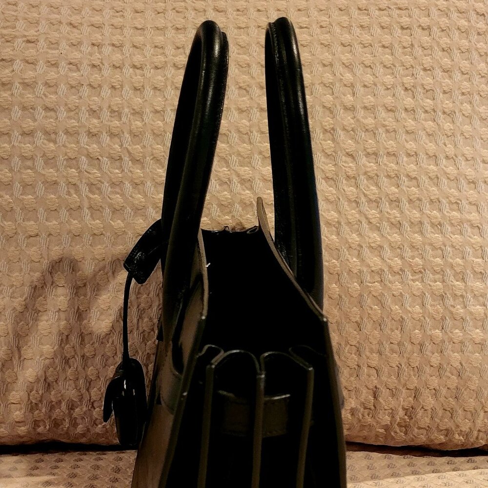 Authentic SAC DE JOUR BABY IN MATTE CROCODILE EMBOSSED LEATHER with dustbag,lock - Picture 4 of 7